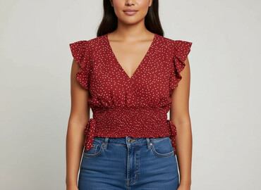 bluzki dopasowane eleganckie: Women's blouse, size XL