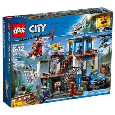 lego для детей в Кыргызстан | Другие товары для детей: Конструктор LEGO City 60174 Полицейский участок в горах (663) детали