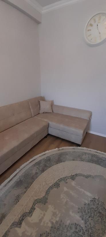 divanlar gəncə: Bej rəngli L formalı künc divan - Minimalist dizayn, neytral bej ton — 2