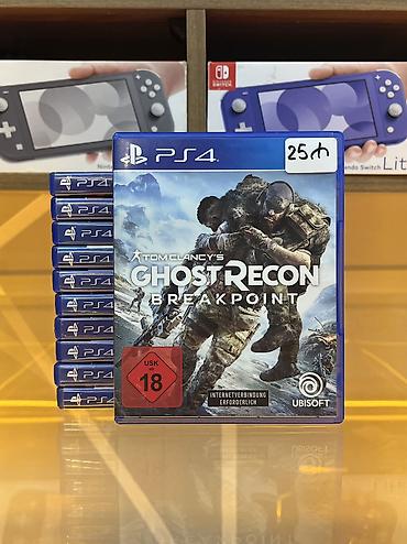 nintendo switch 2 azerbaycan: Tom Clancy Ghost Recon-PS4 diski Oyun diski tam işlək vəziyyətdədir — 1