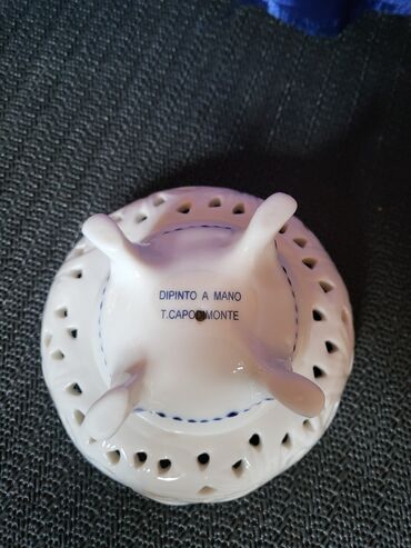 Činije: Bombonijera nova Capo di Monte,vintaz Italija. Nova bombonijera — 10