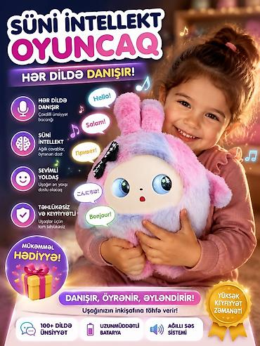 loona robot: Süni İntellekt Oyuncağı – Hər dildə danışır! Xüsusiyyətlər: - — 1