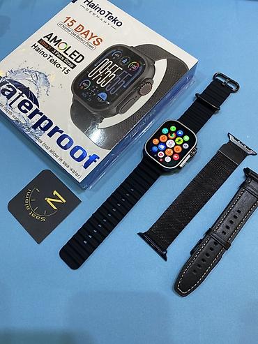 amoled: Yeni, Smart saat, Suya davamlı, rəng - Qara — 1