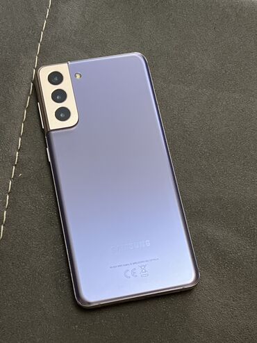 ikinci el s21 ultra: Samsung Galaxy S21 Plus 5G, 128 ГБ, цвет - Фиолетовый, Сенсорный, Отпечаток пальца, Беспроводная зарядка