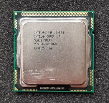 sazz qiymetleri: Prosessor Intel Core i7 870, İşlənmiş