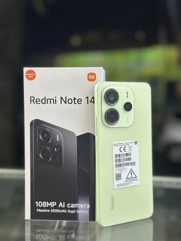 редми нот 5 64 гб цена: Redmi, Redmi Note 14, Колдонулган, 256 ГБ, түсү - Жашыл, 2 SIM