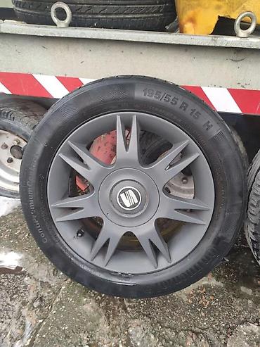 Tyres & Wheels: ALU FELNE SEAT 5X100 15 SA LETNJIM GUMAMA | Felne normalno vozene — 4