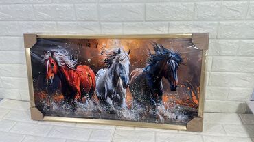 Şəkillər, tablolar: Divar saatlı tablo kolleksiyası - Növ: Dekorativ divar tablo-saat — 9