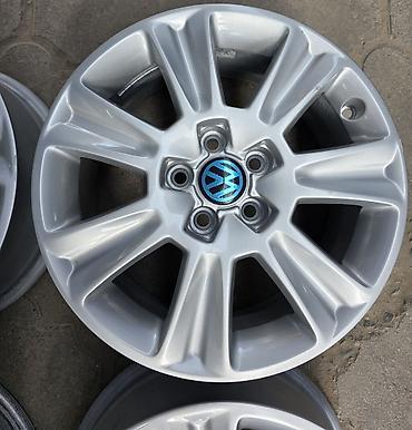 Транспорт: Литые Диски R 15 Volkswagen, Комплект, отверстий - 5, Б/у — 4
