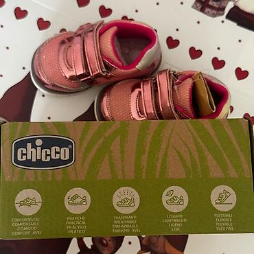chıcco: Rəng - Çəhrayı Krossovkalar, Chicco, Ölçü: 18, Qız üçün — 5