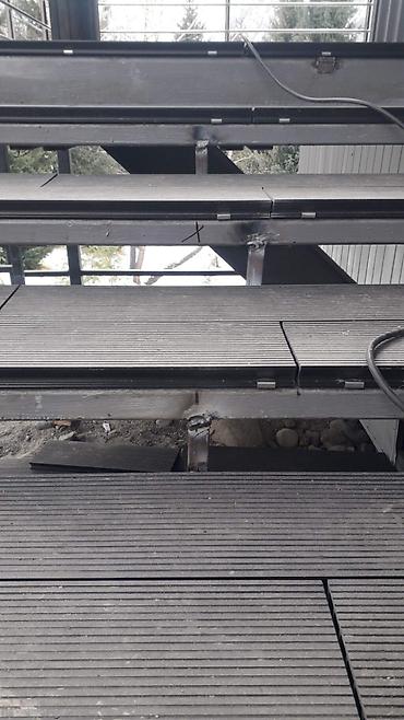 Напольные работы: Монтаж террасной доски (ДПК/МПК композит) под ключ. 5,8 М² я не — 11