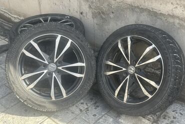 диск 14р: Колеса в сборе 215 / 50 / R 17, Зима, Б/у, Комплект, Легковые, Литые, отверстий - 5
