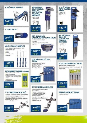 Ostali uređaji: Ručni Alat IRIMO 🔧 AKCIJA: Traje do isteka zaliha 💰 CENA: 510 din — 5