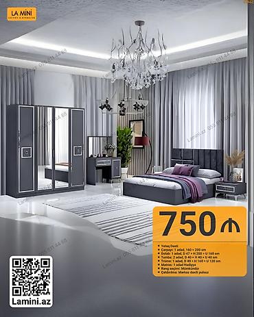Ev üçün mebel: Yataq Dəsti – La Mini Tərkibi: - Çarpayı: 1 ədəd, 160 × 200 sm - — 1