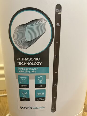 Hava nəmləndiriciləri və təmizləyiciləri: Увлажнитель воздуха Gorenje RUS/AZ Продам увлажнитель воздуха Gorenje — 6