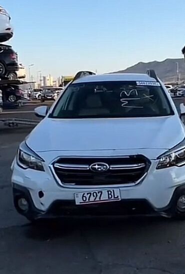 кузов тентованный: Белый универсал Subaru Outback, запчастьтар бар мотор вариятор диски