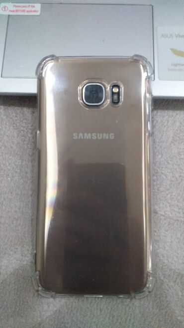 samsun galaxy s7 edge qiymeti: Samsung Galaxy S7 Edge, 32 GB, rəng - Qızılı, Zəmanət, Barmaq izi, Simsiz şarj