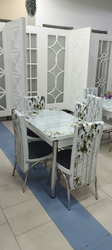 Masa və oturacaq dəstləri: *Hazır elde olan* ✔️Türk istehsalı🇹🇷 ✔️Kuxna üçün stol stul dəsti -da lalafo.az — 5 Masa və oturacaq dəstləri: *Hazır elde olan* ✔️Türk istehsalı🇹🇷 ✔️Kuxna üçün stol stul dəsti — 5