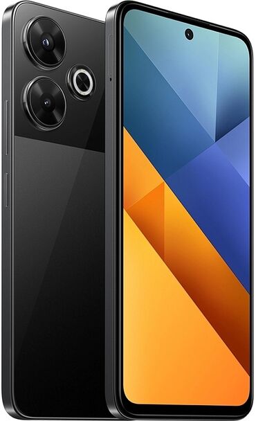 телефон алмаштыруу: Poco M6, Колдонулган, 256 ГБ, түсү - Кара, 1 SIM