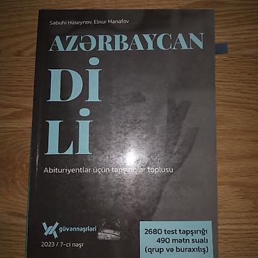 Kitablar və jurnallar: Məhsul: “Azərbaycan Dili – Abituriyentlər üçün tapşırıqlar toplusu” — 1
