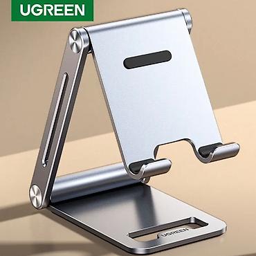 стойки для колонки: UGREEN Phone Stand LP263 - складная металлическая подставка для — 1
