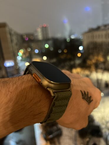 watch 8 ultra: Apple watch 8 ultra 49 mm titanium moskvadan alinib cemi 1 defe