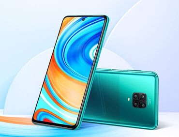 чехол redmi 9: Redmi, Redmi Note 9S, Колдонулган, 128 ГБ, түсү - Көк, 2 SIM