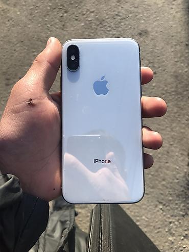 Apple iPhone: IPhone X, Б/у, 64 ГБ, Белый, Чехол, Кабель, Защитное стекло, 100 % — 11