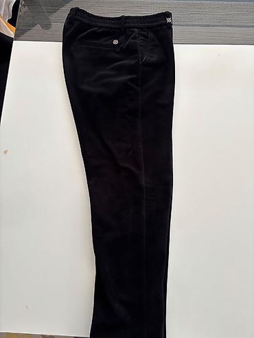 bordo şalvar: Yarım klassik Şalvar, Zara, M, rəng - Qara — 1
