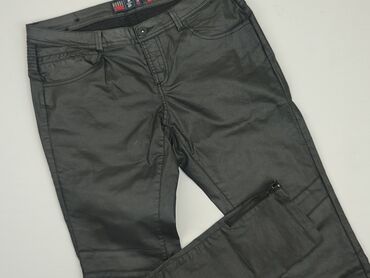 spodnie ciążowe materiałowe: Material trousers, L (EU 40), condition - Good