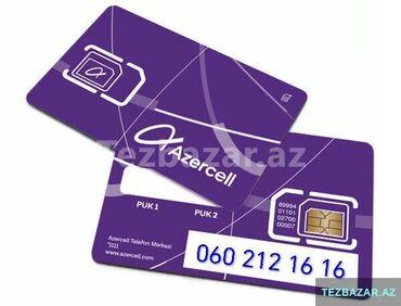 limitsiz internet ayliq: Номер: ( 060 ) ( 2121616 ), Новый