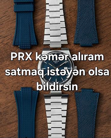 tissot saat: Axtarış: Tissot PRX üçün orijinal kəmər/bracelet - Model uyğunluğu — 1