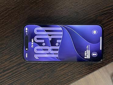 IPhone 14 Pro, Б/у, 256 ГБ, Midnight, Зарядное устройство, Чехол, Коробка, 82 %