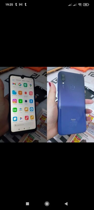 telefon redmi 7: Samsung A10e, Barmaq izi