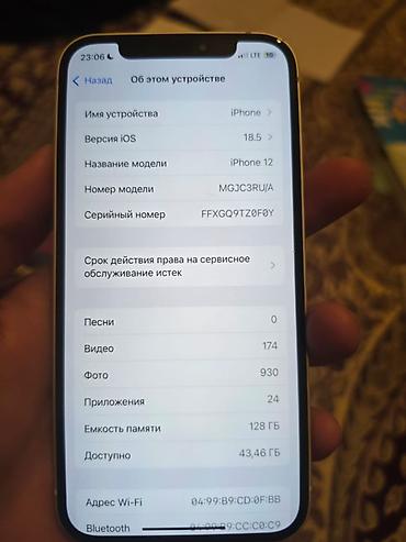 red dead: IPhone 12, 128 ГБ, белый - Модель: iPhone 12 (номер модели MGJC3RU/A) — 2