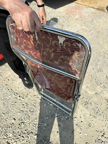 stul örtüyü: Qatlana bilən metal karkaslı stul - Konstruksiya: Xromlayınmış metal — 4