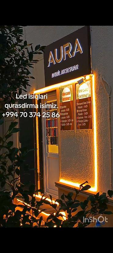 electric moto: LED işıqlarının peşəkar quraşdırılması xidməti - Fasad, pilləkən — 3