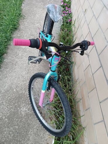Dečiji bicikli: Dečiji bicikl Booster Turbo 24 plavo-roze Decija Bicikla Booster — 3