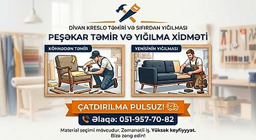 Mebel xidmətləri: Mebellərin təmiri, bərpası — 1