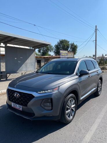 авто рынак бишкек: Hyundai Santa Fe: 2019 г., 2.4 л, Автомат, Бензин, Внедорожник