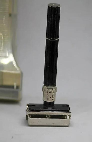 Ostali antikviteti: Vintage sigurnosni brijač Rubin - 1 1-9 Podesivi SSSR 1980-e. Predivan — 6