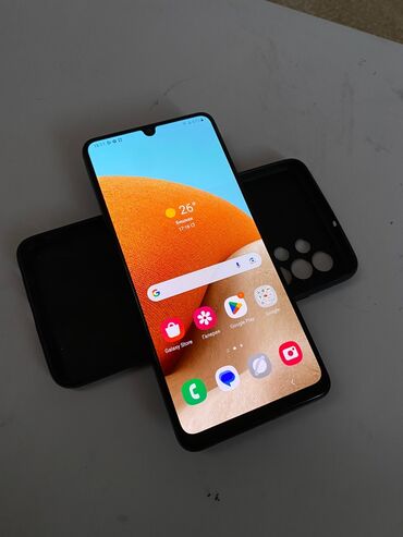 телефон самсунг с: Samsung Galaxy A32, Б/у, 128 ГБ, цвет - Серый, 2 SIM