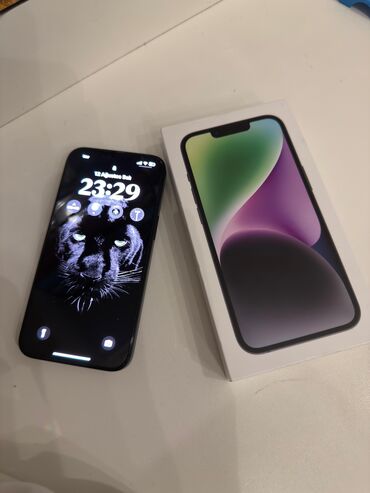 Kimya: IPhone 14, 128 GB, Qara