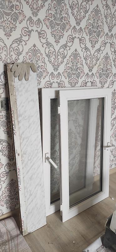 şüşə qapi: PVC balkon-qapı və pəncərə dəsti - Material: ağ PVC profil, ikili — 3