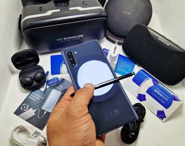 Samsung: Samsung Note 10, Б/у, 512 ГБ, цвет - Черный, 2 SIM, 1 SIM, eSIM — 10