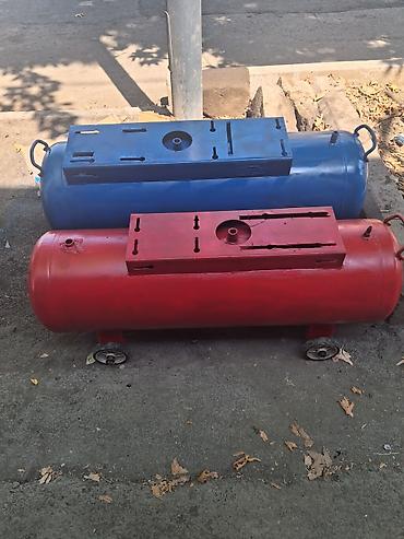 kamin dekor: Metal silindrik hava/ qaz balonundan hazırlanmış üfüqi tipli — 1