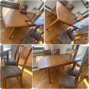 Dolablar: Metbex masasi+6 stulla birge satilir 350 azn.Idealdir.Unvan Qara