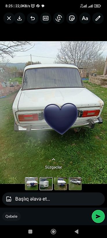VAZ (LADA): VAZ 2106, ağ rəng, sedan gövdə. - Mühərrik: benzin, karbüratorlu — 2
