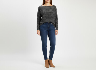 sweter z kapturem: Sweter damski, rozmiar 2XL