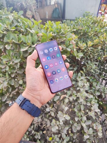 telefon not8: Samsung Galaxy S20, 128 GB, rəng - Qırmızı, Barmaq izi